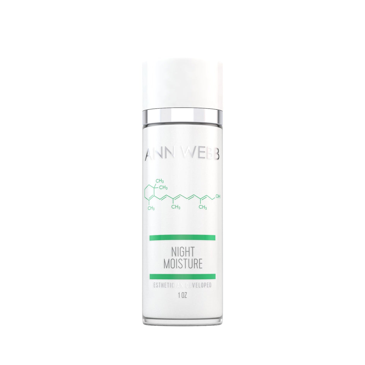 ANN WEBB Night Moisture: Night Anti-Aging, Thick Night Cream with effective form of retinol. MAde in America