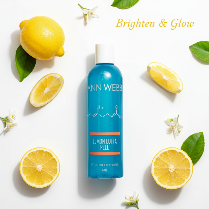 Lemon Luffa Peel - Brightening Exfoliator for Radiant Even-Toned Skin by Ann Webb