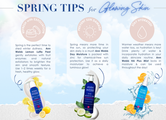 Ann Webb Skin Care Beauty Tips - Spring 