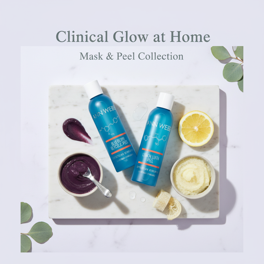 Ann Webb Clinical Glow at home Masks and Peels Information