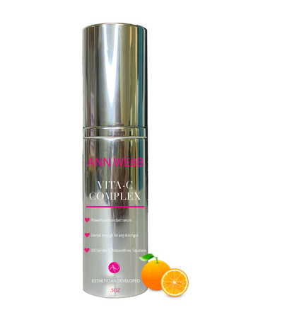  Vitamin C Serum 0.5oz with fresh citrus - natural antioxidant skincare Image