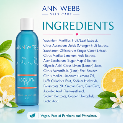 🍋 Ann Webb Lemon Luffa Peel
