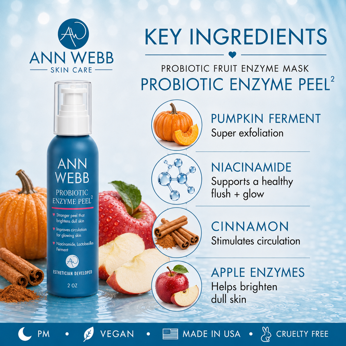 Ann Webb Probiotic Enzyme Mask/Peel