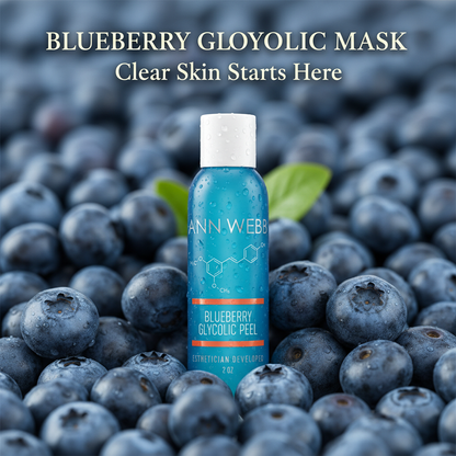 Blueberry Glycolic Mask Instagram Post with Text