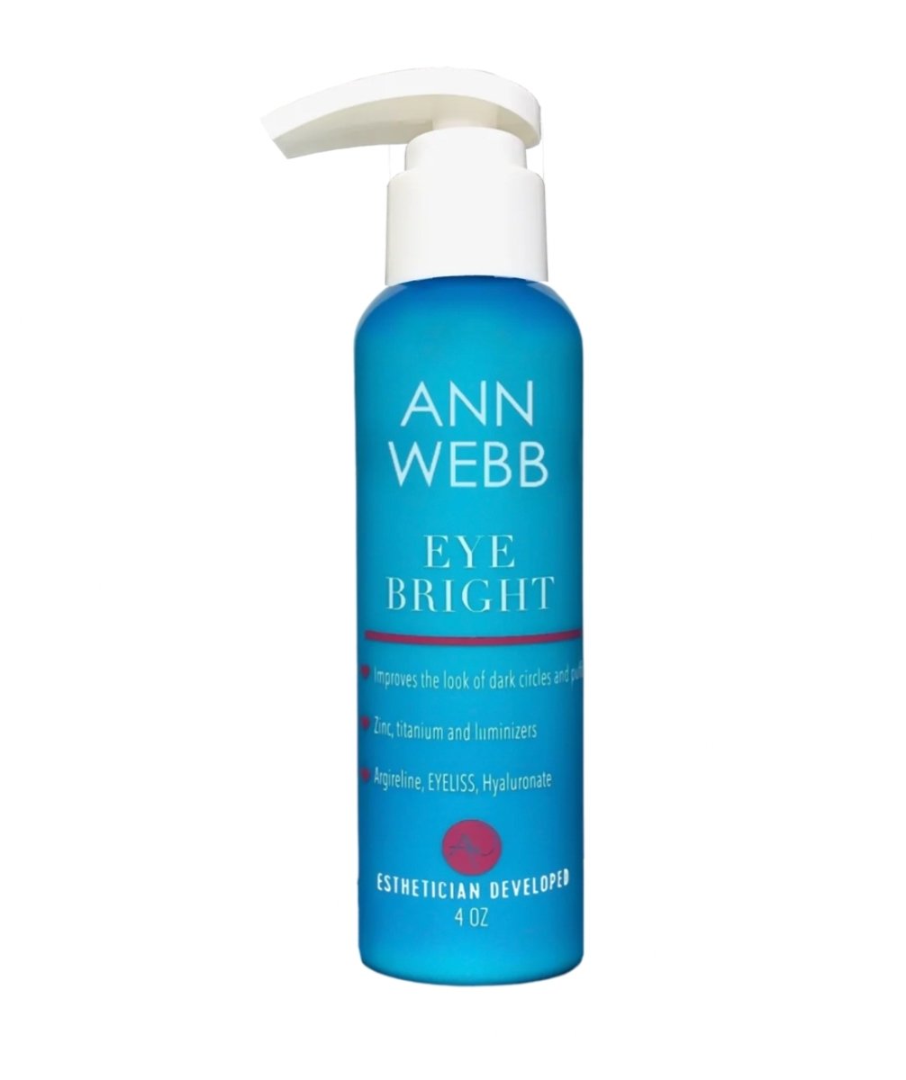 ANN WEBB Skin Products Eye Bright Cream a firming & hydrating cream w/ mica powder to give eyes a glow! Made in USA America
