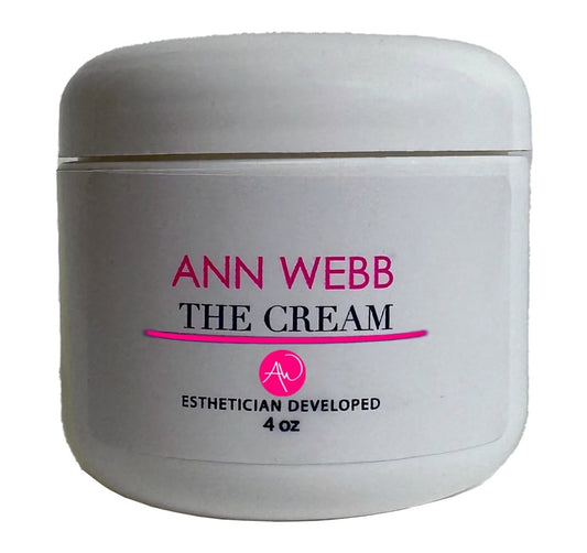 ANN WEBB The Cream 2oz jar - unscented face and body moisturizer