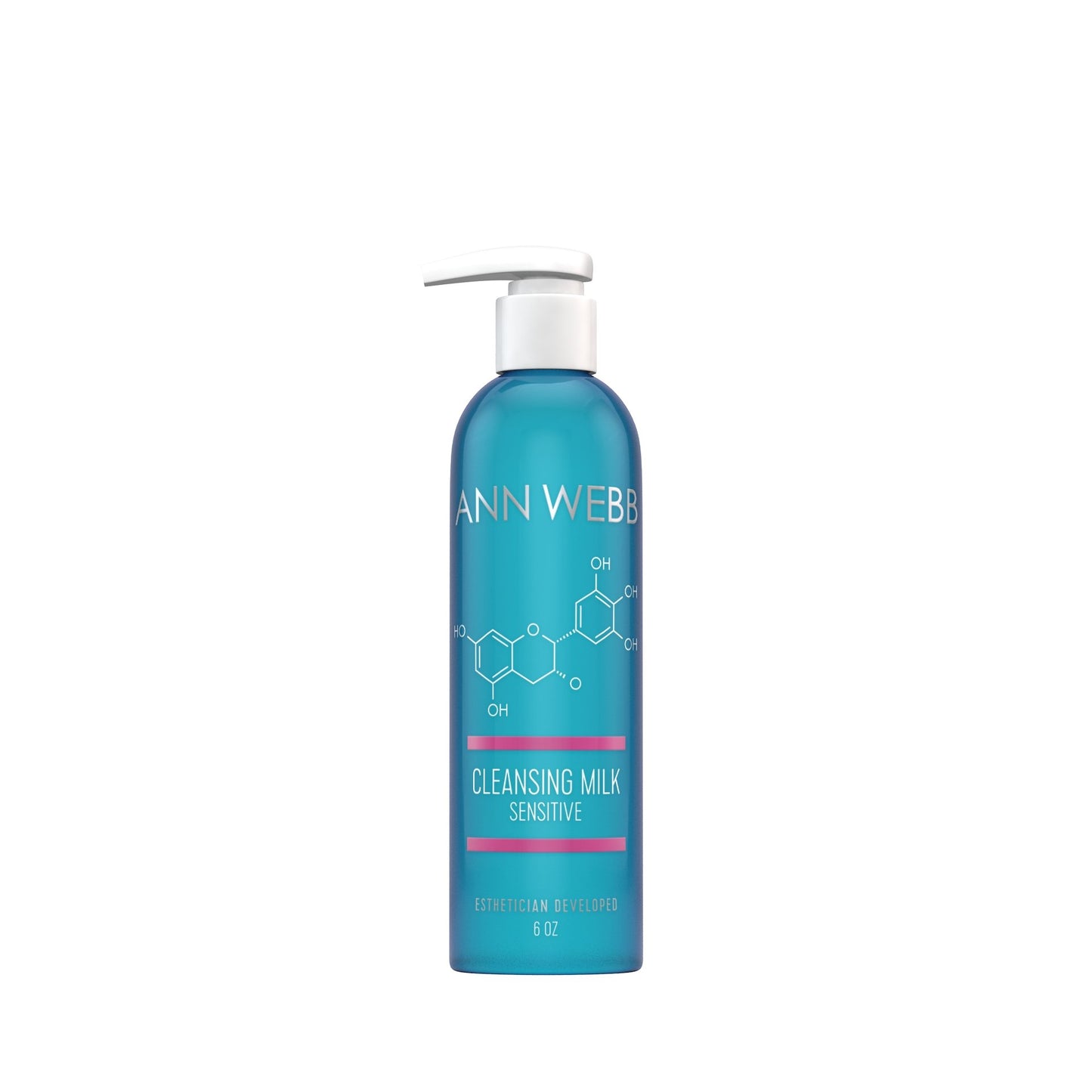 ANN WEBB Sensitive Cleansing Milk: Gentle Milky Cleanser that Nourishes and Rejuvenates skin.  Made in America.