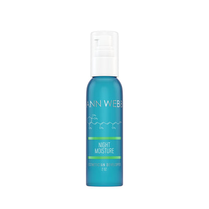 ANN WEBB Night Moisture: Night Anti-Aging, Thick Night Cream with effective form of retinol.  Made in America
