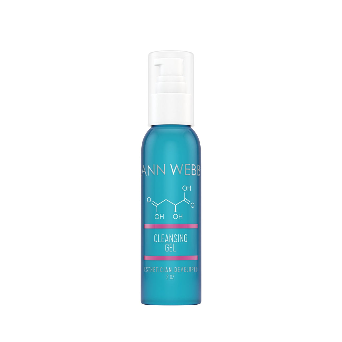 ANN WEBB Skin face Products Cleansing Gel Non-greasy Foaming, Exfoliating Cleanser. Helps Oily/Blemished skin Made in AMERICA