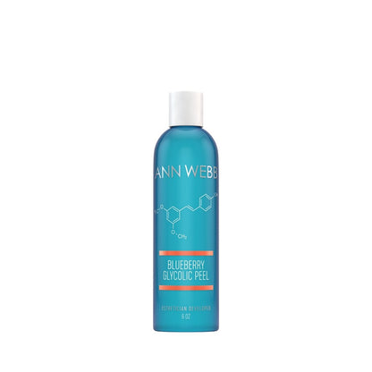 ANN WEBB Skin Care for Face Blueberry Gylcolic Peel is a  Stronger peel with fruit and physical exfoliators Made in America