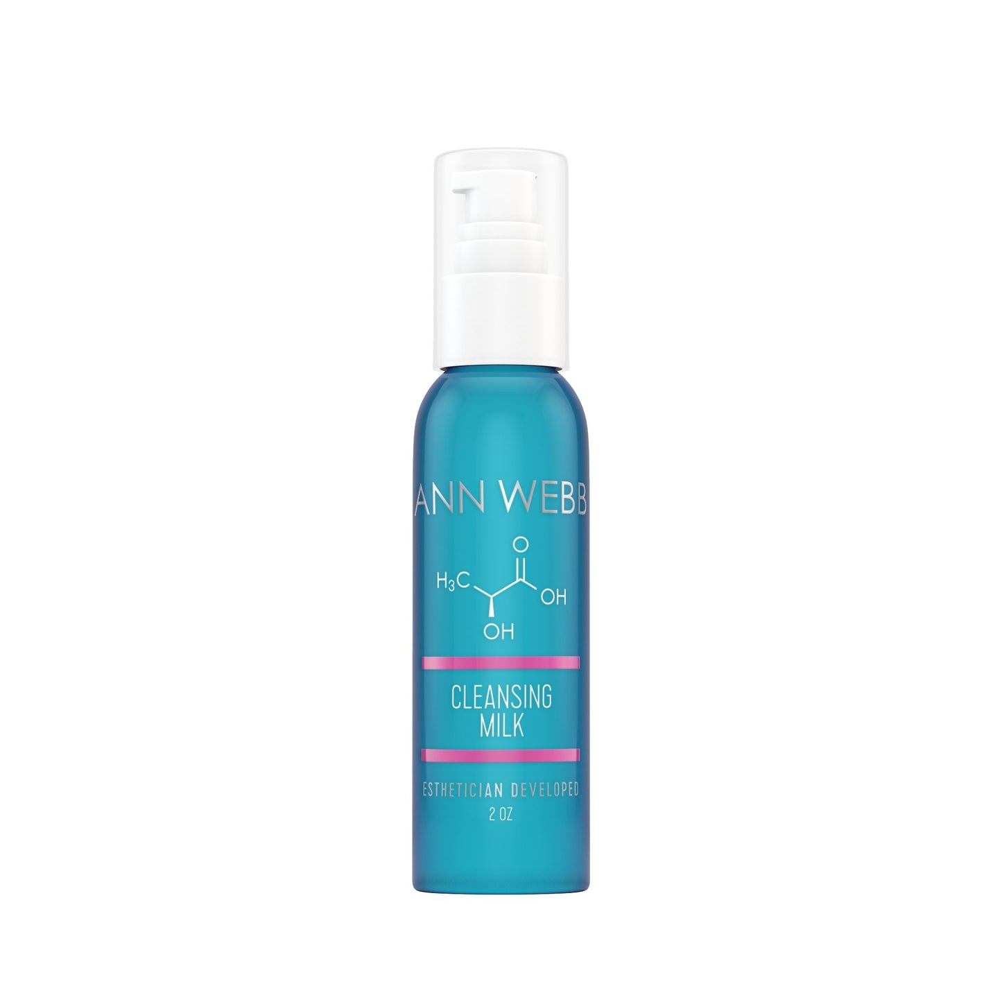 ANN WEBB Skin Products Cleansing Milk a thick, hydrating cleanser w/ lactic acid / AHA.  Hydrating face mask.  Made in USA.