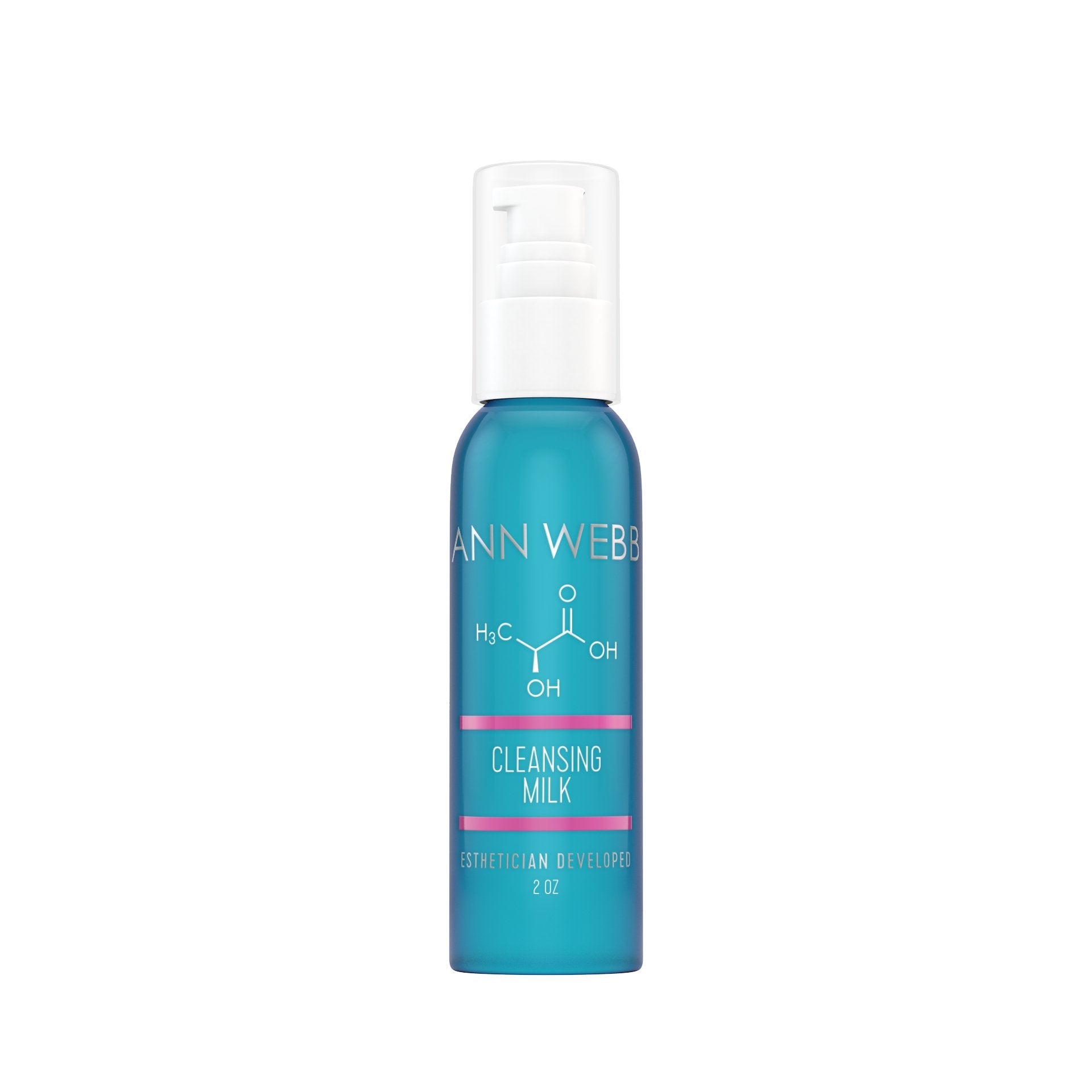 ANN WEBB Skin Products Cleansing Milk a thick, hydrating cleanser w/ lactic acid / AHA.  Hydrating face mask.  Made in USA.