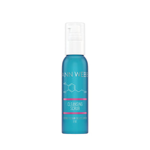 ANN WEBB Cleansing Scrub: Super hydrating cleanser with a gentle exfoliator that won't damage your skin. Made in America