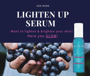 ANN WEBB Lighten Up Serum lighten & brighten your skin Made in America