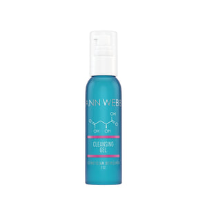 ANN WEBB Skin face Products Cleansing Gel Non-greasy Foaming, Exfoliating Cleanser. Helps Oily/Blemished skin Made in AMERICA