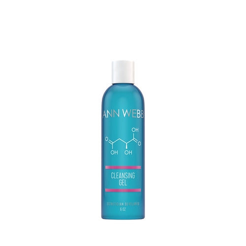 ANN WEBB Skin face Products Cleansing Gel Non-greasy Foaming, Exfoliating Cleanser. Helps Oily/Blemished skin Made in AMERICA